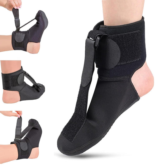 Rejopes Plantar Fasciitis Night Splint Sock - Gentle Foot Support for Pain Relief and Healing (Medium)